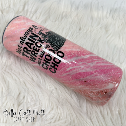 20oz Train Wreck Milky Way Insulated Stainless Steel Coated Tumbler