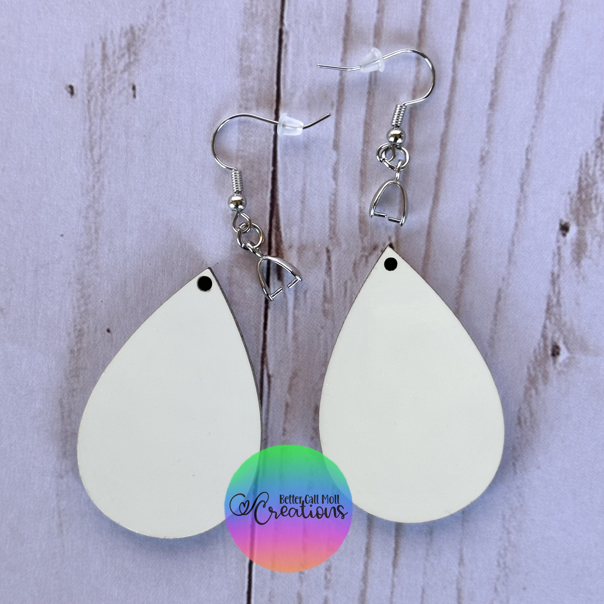 1.75 Teardrop Earring Sublimation Blanks