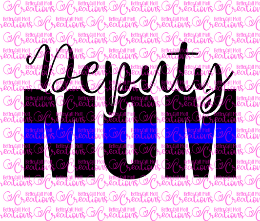 Deputy Mom SVG and PNG