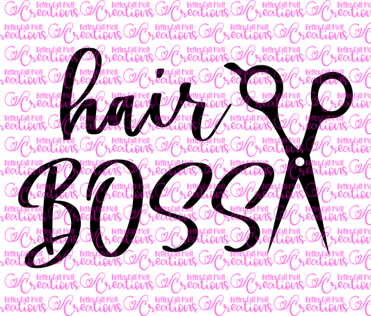 Hair Boss SVG and PNG
