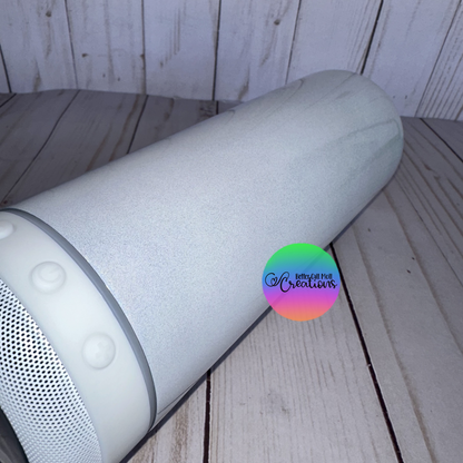 Bluetooth Speaker 20oz Holographic Shimmer Sublimation Tumbler