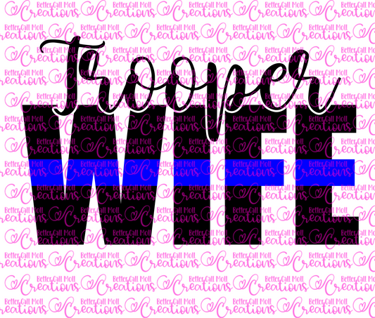 Trooper Wife SVG and PNG