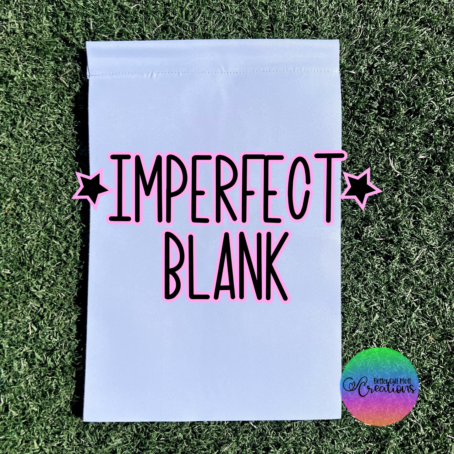 *IMPERFECT* Double-Sided Garden Flag Sublimation Blank