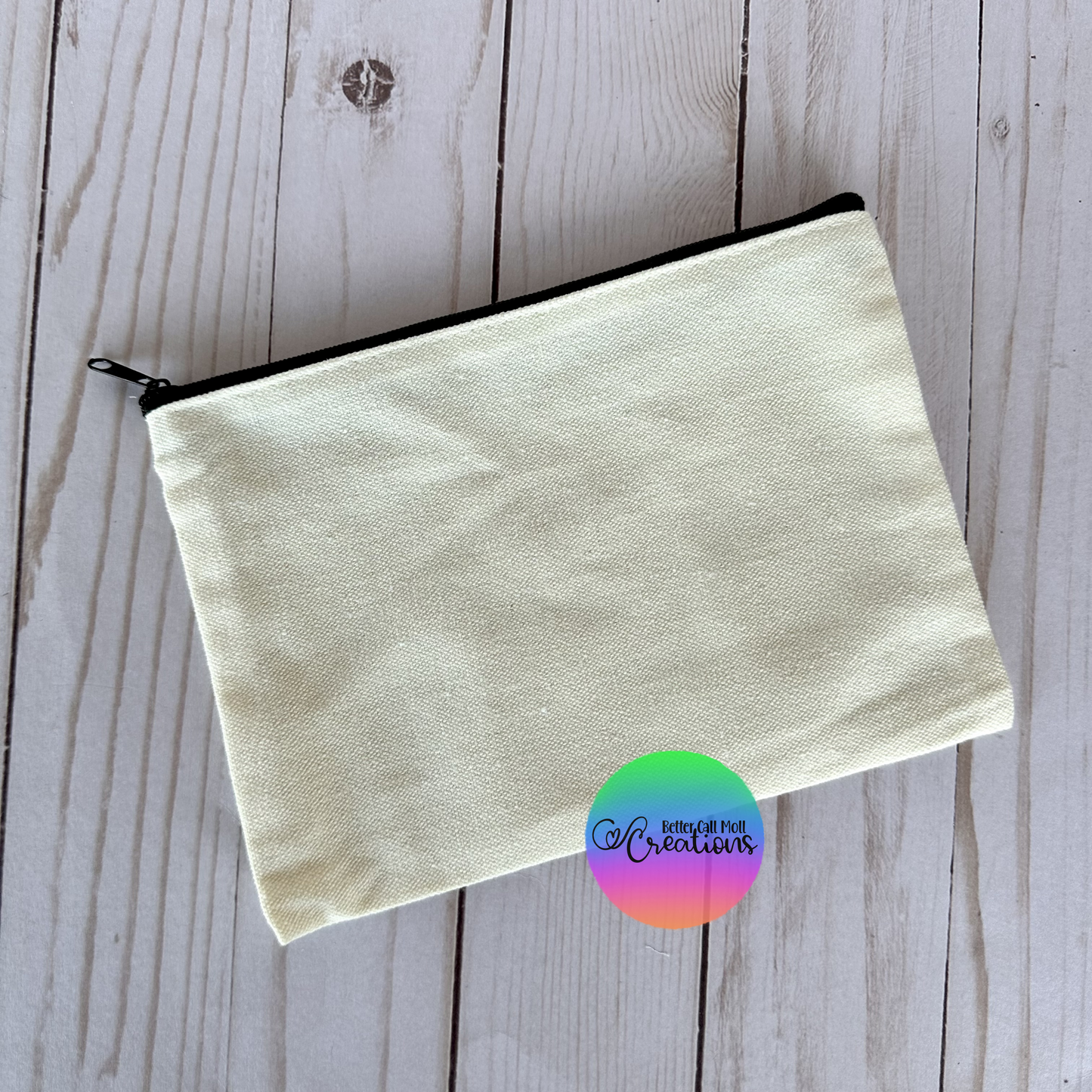 Cloth Zipper Bag Sublimation Blank