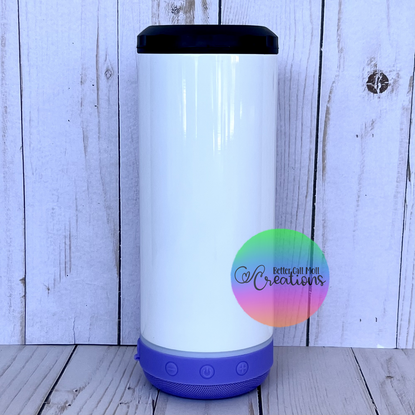 Bluetooth Speaker 4-in-1 Can Cooler Glossy Sublimation Tumbler