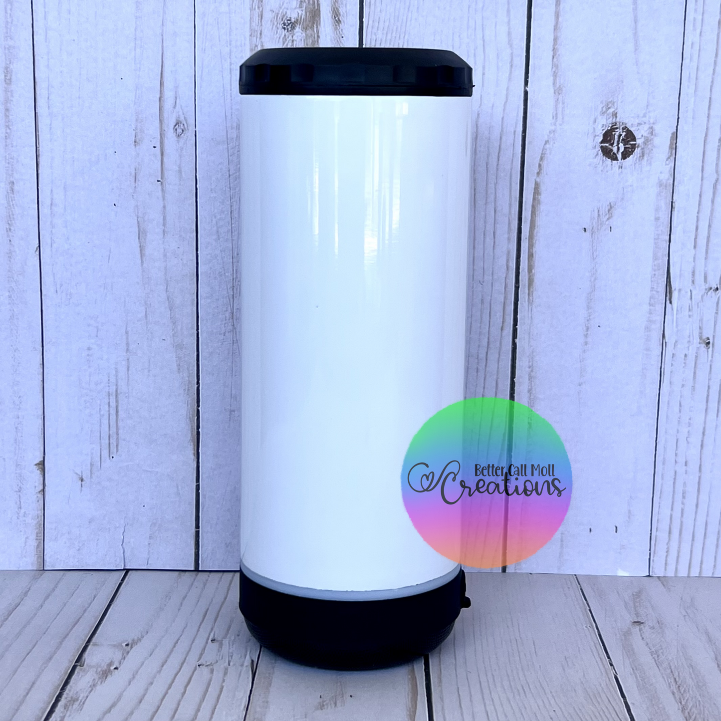 Bluetooth Speaker 4-in-1 Can Cooler Glossy Sublimation Tumbler