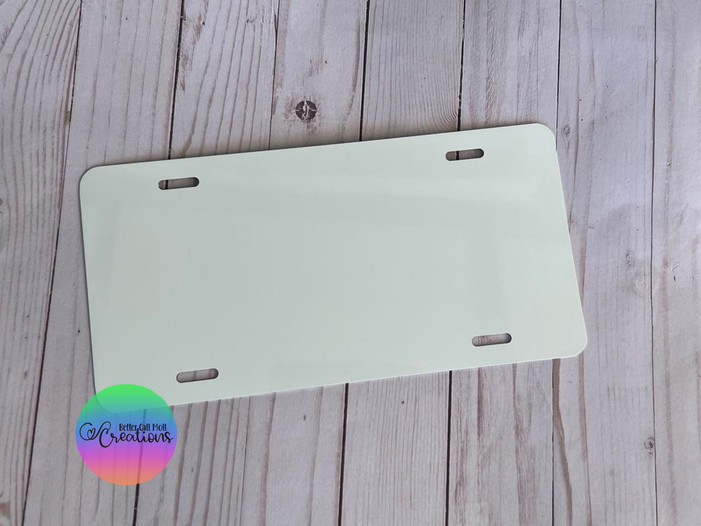 License Plate Sublimation Blank