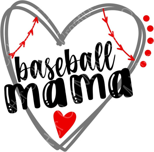 Baseball Mama PNG - Digital File - Instant Download