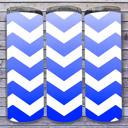 Nine Seamless Rainbow Chevron Tumbler Wrap PNG - Sublimation or Waterslide - Digital Download