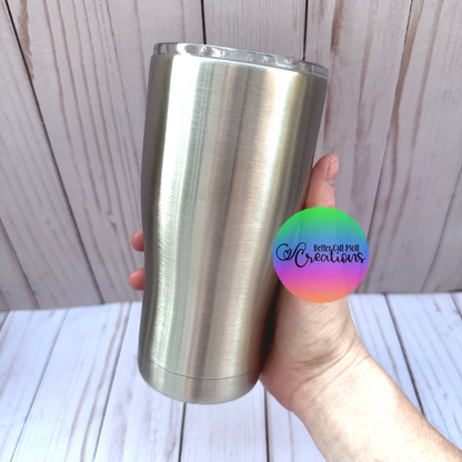 20oz Smooth Curve Stainless Steel Tumbler
