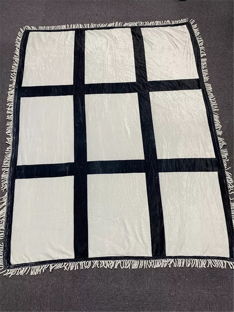 Multi-Panel Blanket Sublimation Blank 50x60” with Fringe