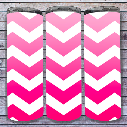 Nine Seamless Rainbow Chevron Tumbler Wrap PNG - Sublimation or Waterslide - Digital Download