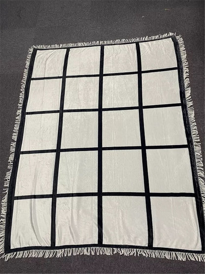 Multi-Panel Blanket Sublimation Blank 50x60” with Fringe