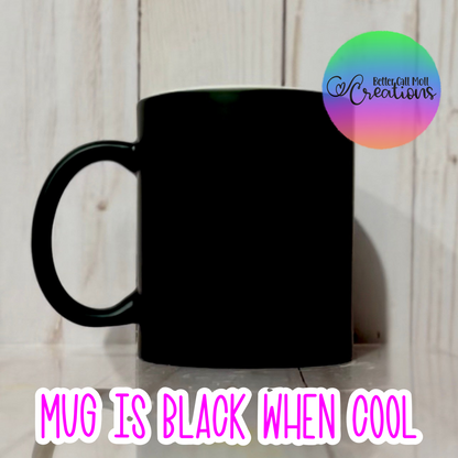 Thermal Black to White 11oz Sublimation Ceramic Mug