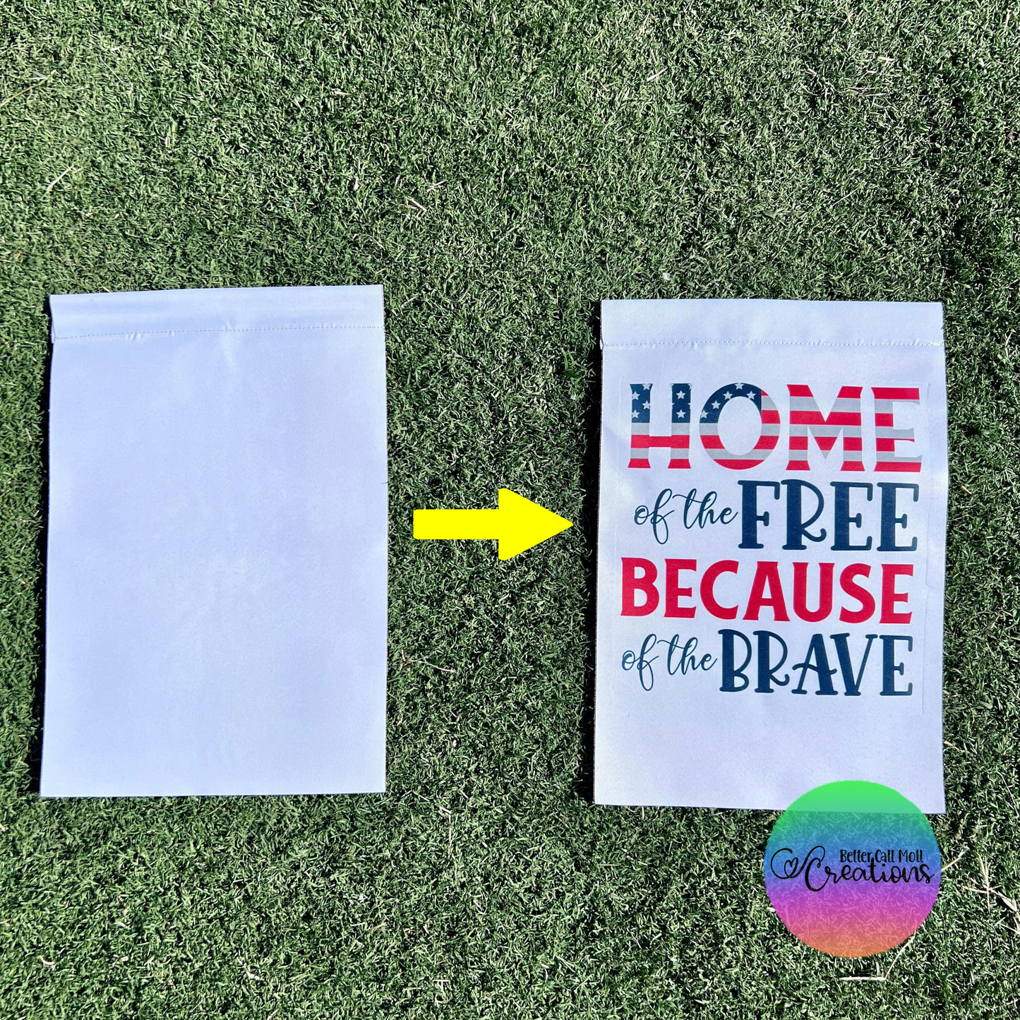 *IMPERFECT* Double-Sided Garden Flag Sublimation Blank